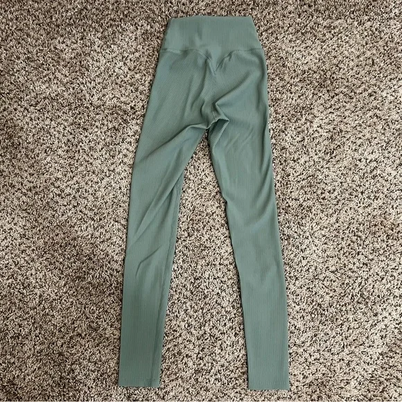 Erin Oprea Basics - Dark Sage Ribbed Workout Set - Picture 12 of 14